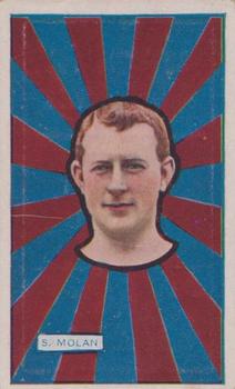 1921 J.J.Schuh Magpie Cigarettes Australian Footballers - Victorian League #12 Stan Molan Front